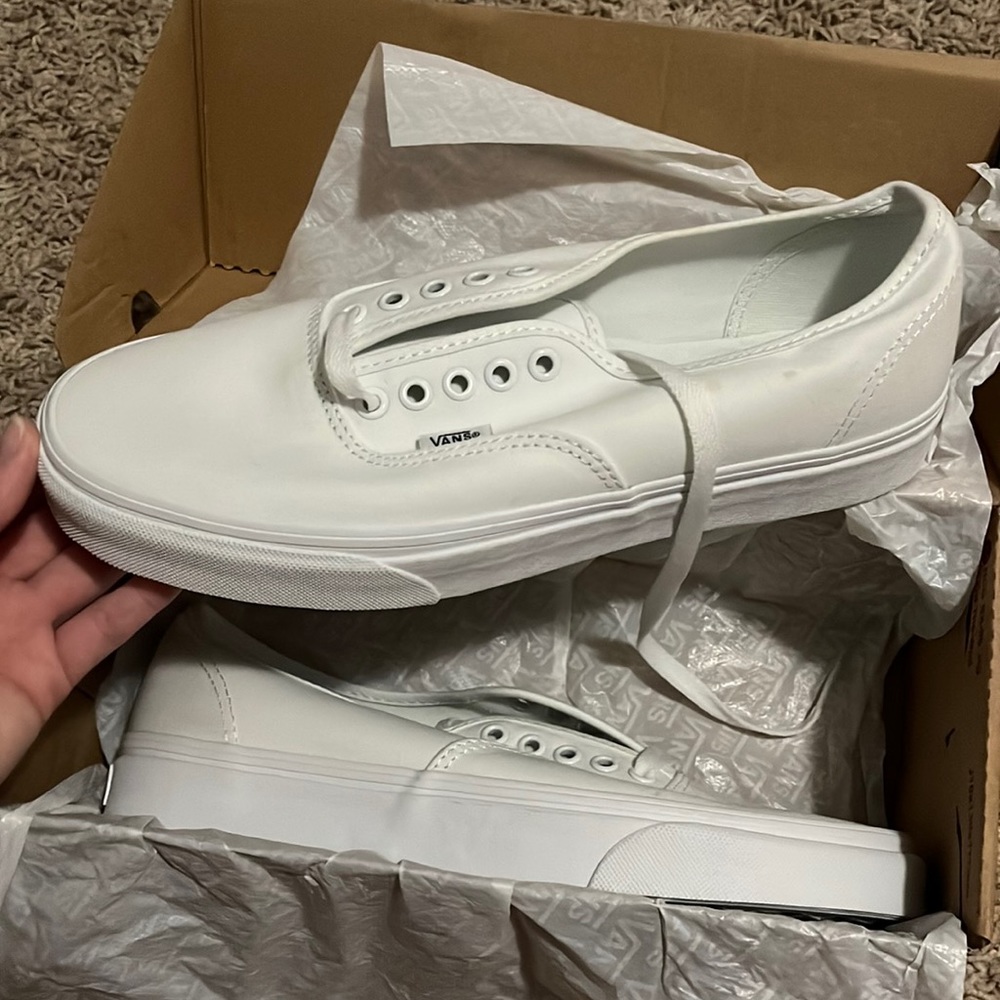 Brand New True White Vans